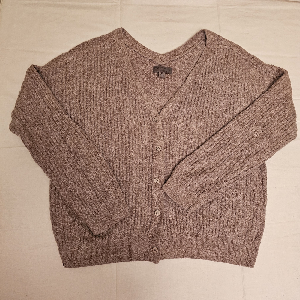 Barefoot Dreams Cozy Brown Cardigan